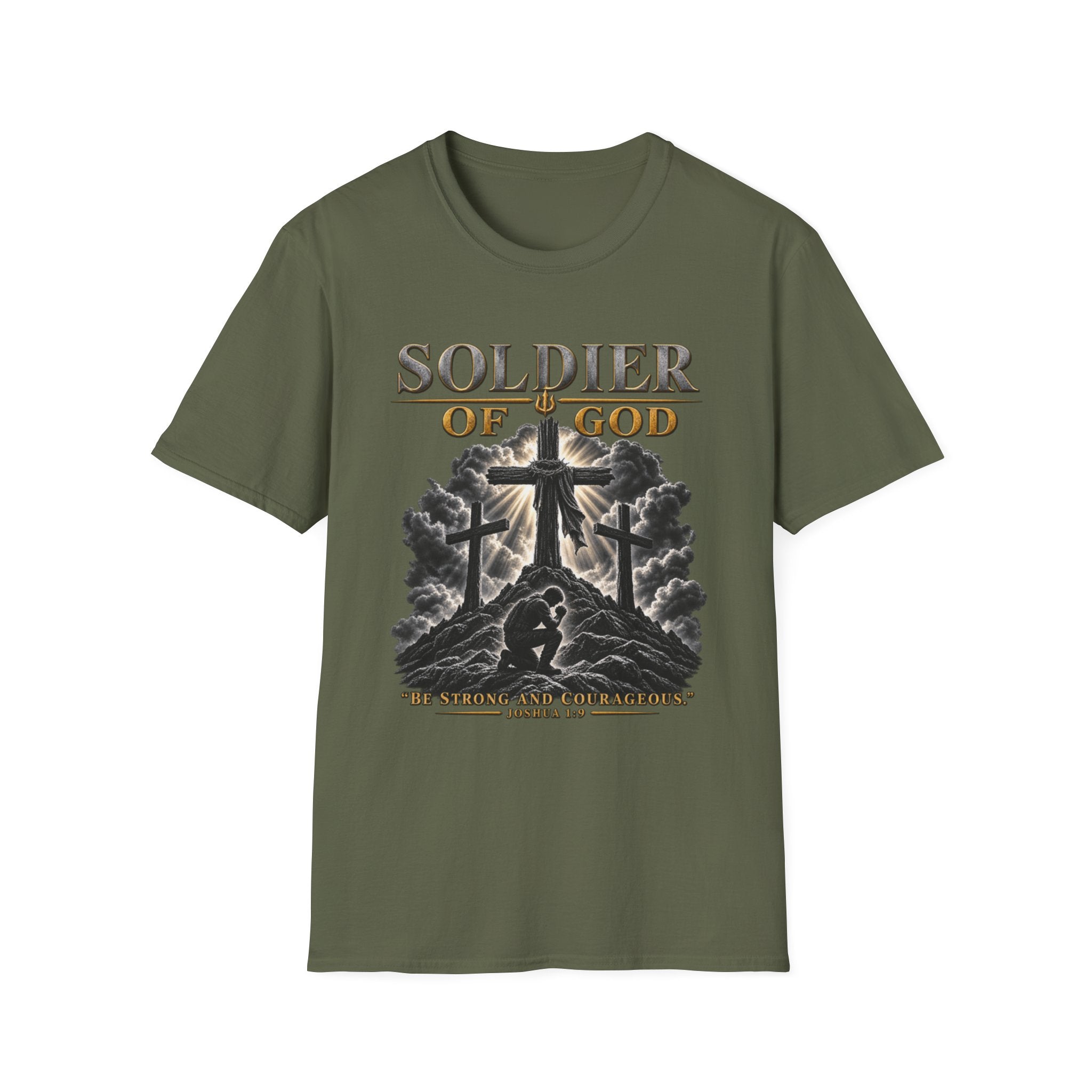 Soldier of God T-Shirt — Christian Cross Faith Tee