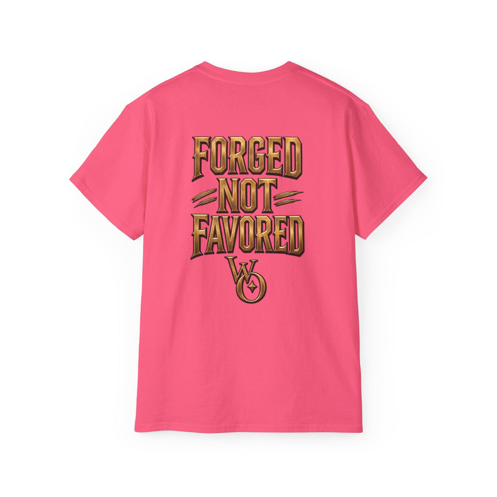 AA Discipline Over Destiny Tee — Forged Not Favored Spartan Helmet T-Shirt