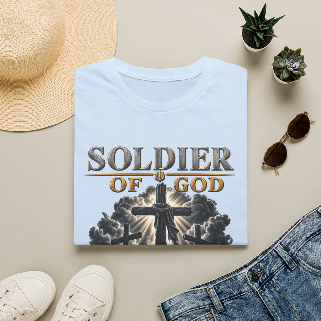 Soldier of God T-Shirt — Christian Cross Faith Tee