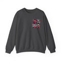 Clown Riot Crewneck Sweatshirt – Pink Horror Patchwork Graphic