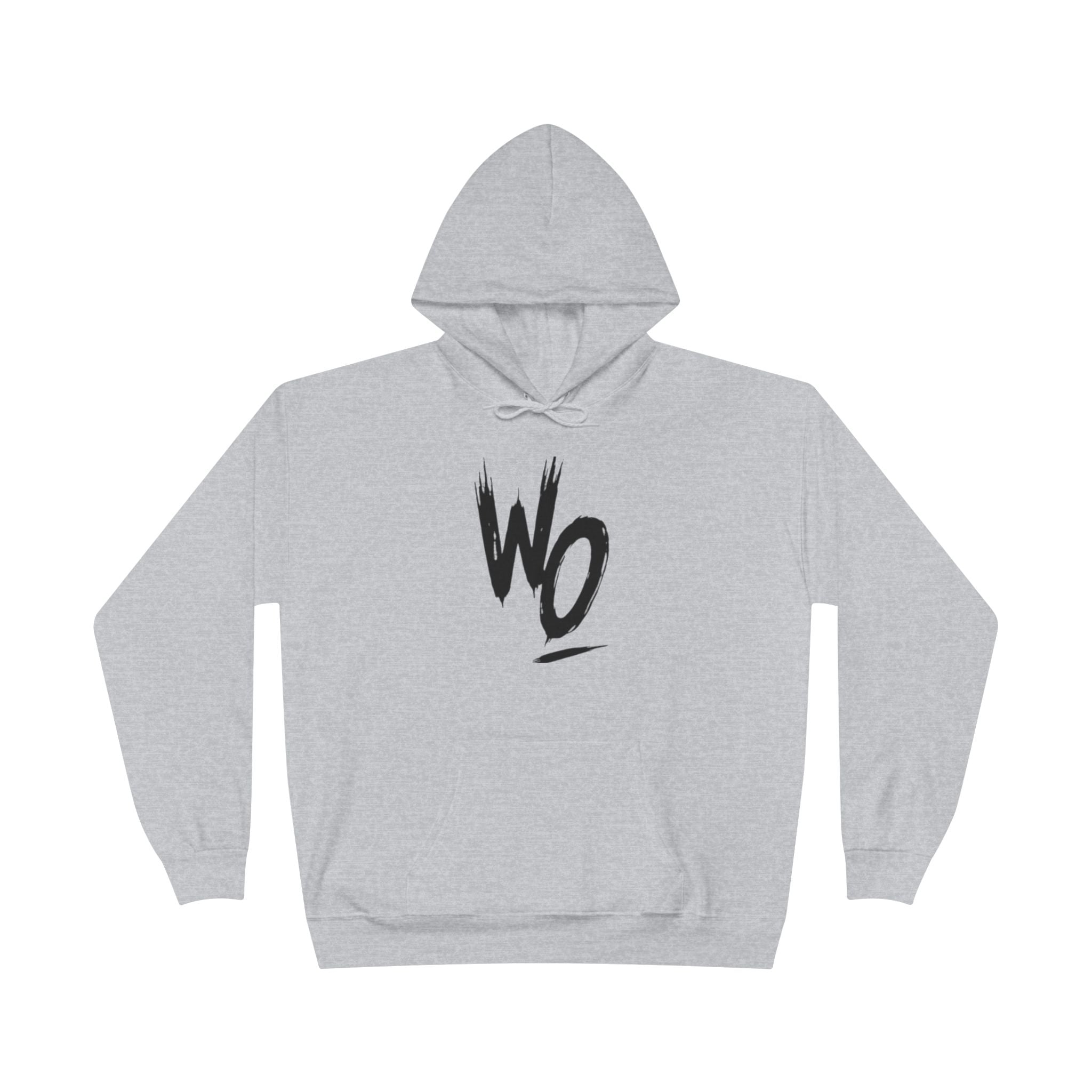 WO Brushstroke Hoodie — Minimal Graphic Pullover