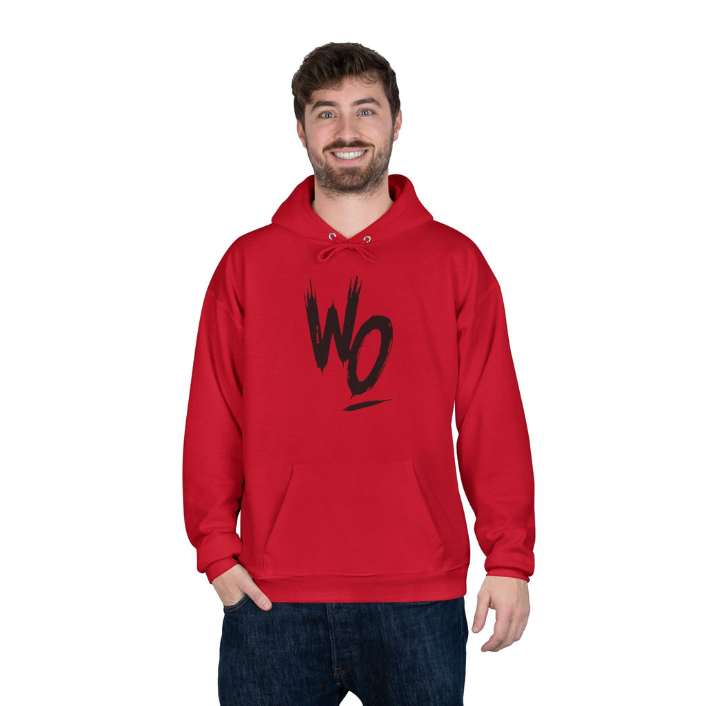 WO Brushstroke Hoodie — Minimal Graphic Pullover