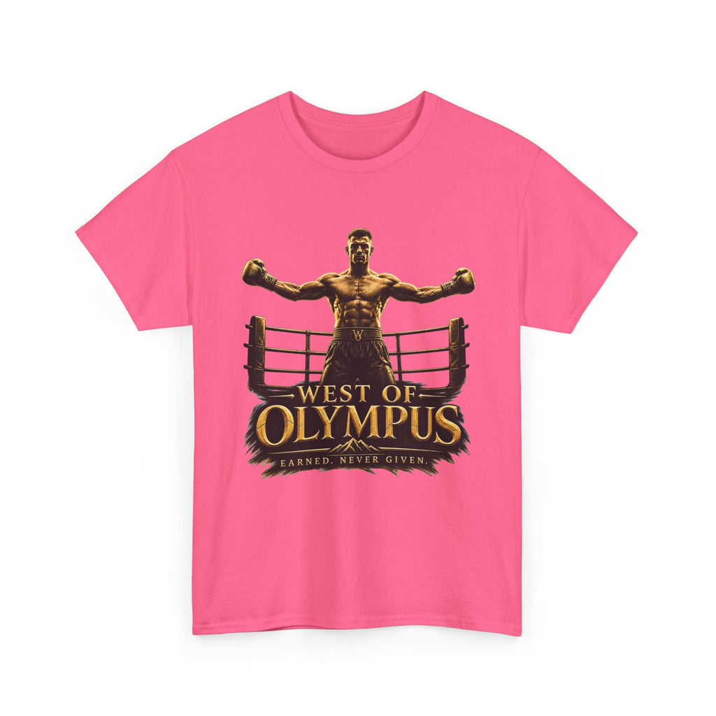 Boxer Champion T-Shirt – "West of Olympus" Gym Boxing Tee