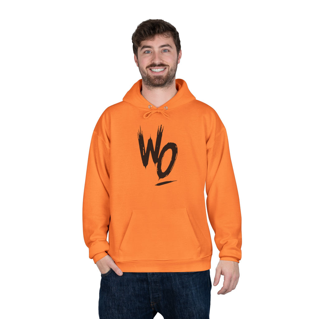 WO Brushstroke Hoodie — Minimal Graphic Pullover