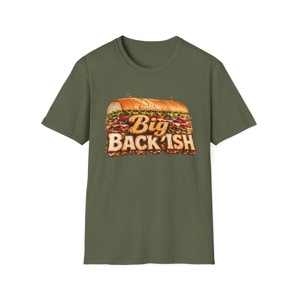 Big Back-ish Sandwich T-Shirt — Funny Food Graphic Tee
