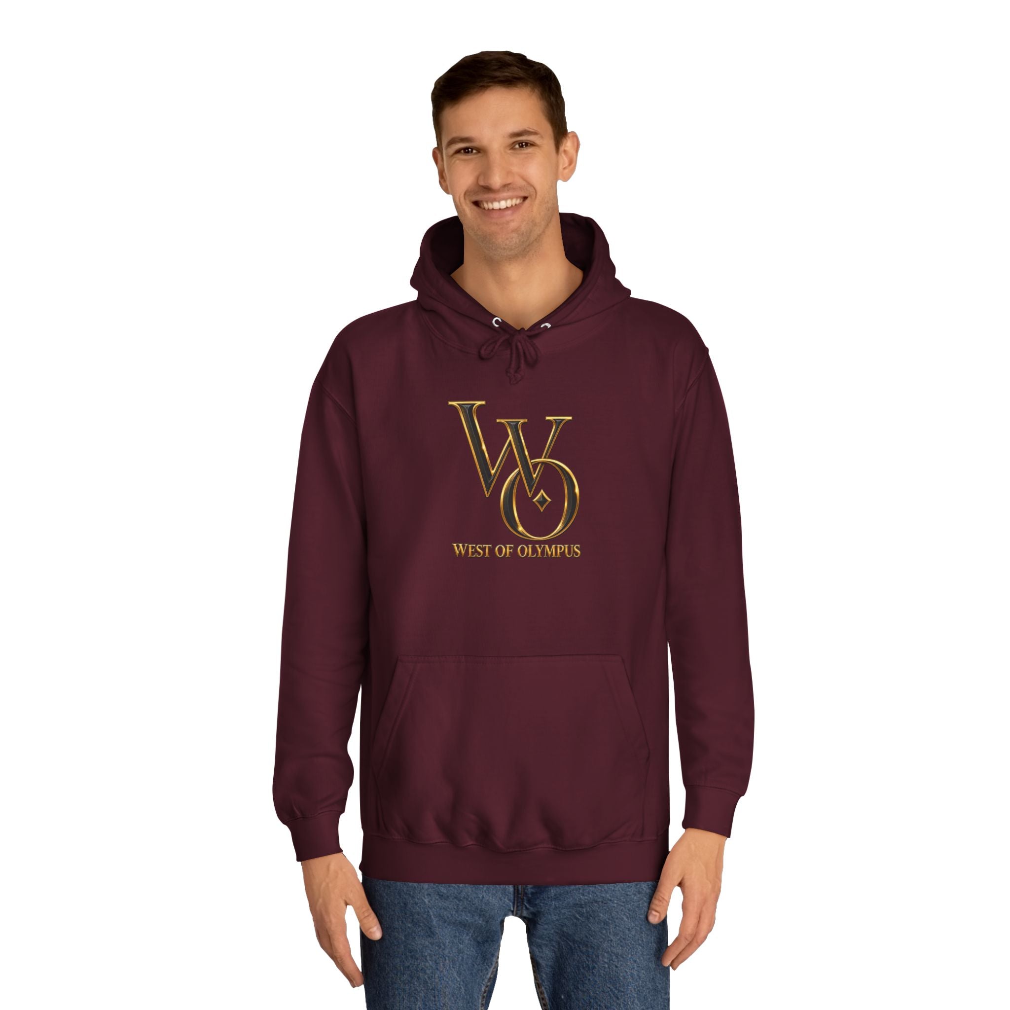 ABB West of Olympus Logo Hoodie — Classic College Pullover