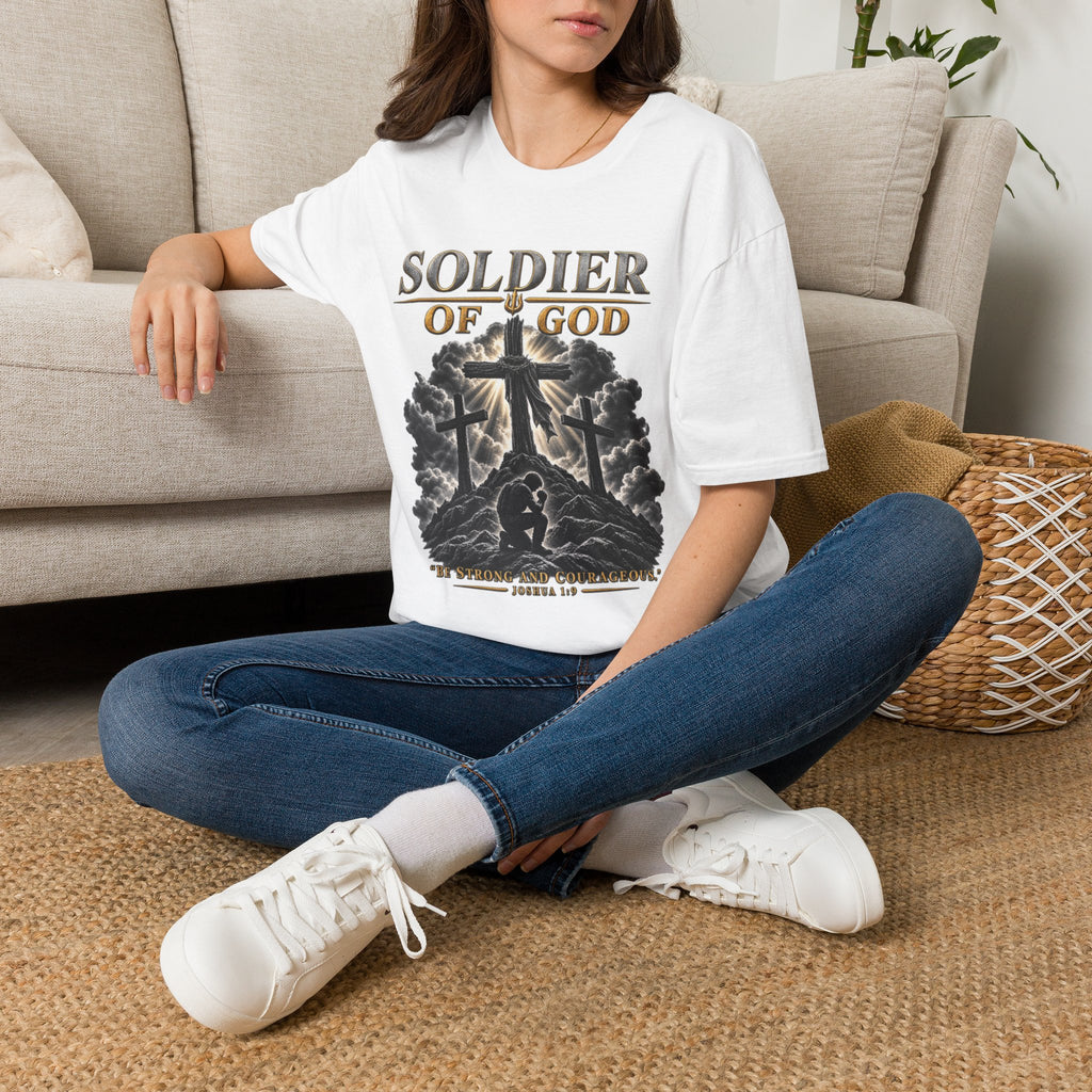 Soldier of God T-Shirt — Christian Cross Faith Tee