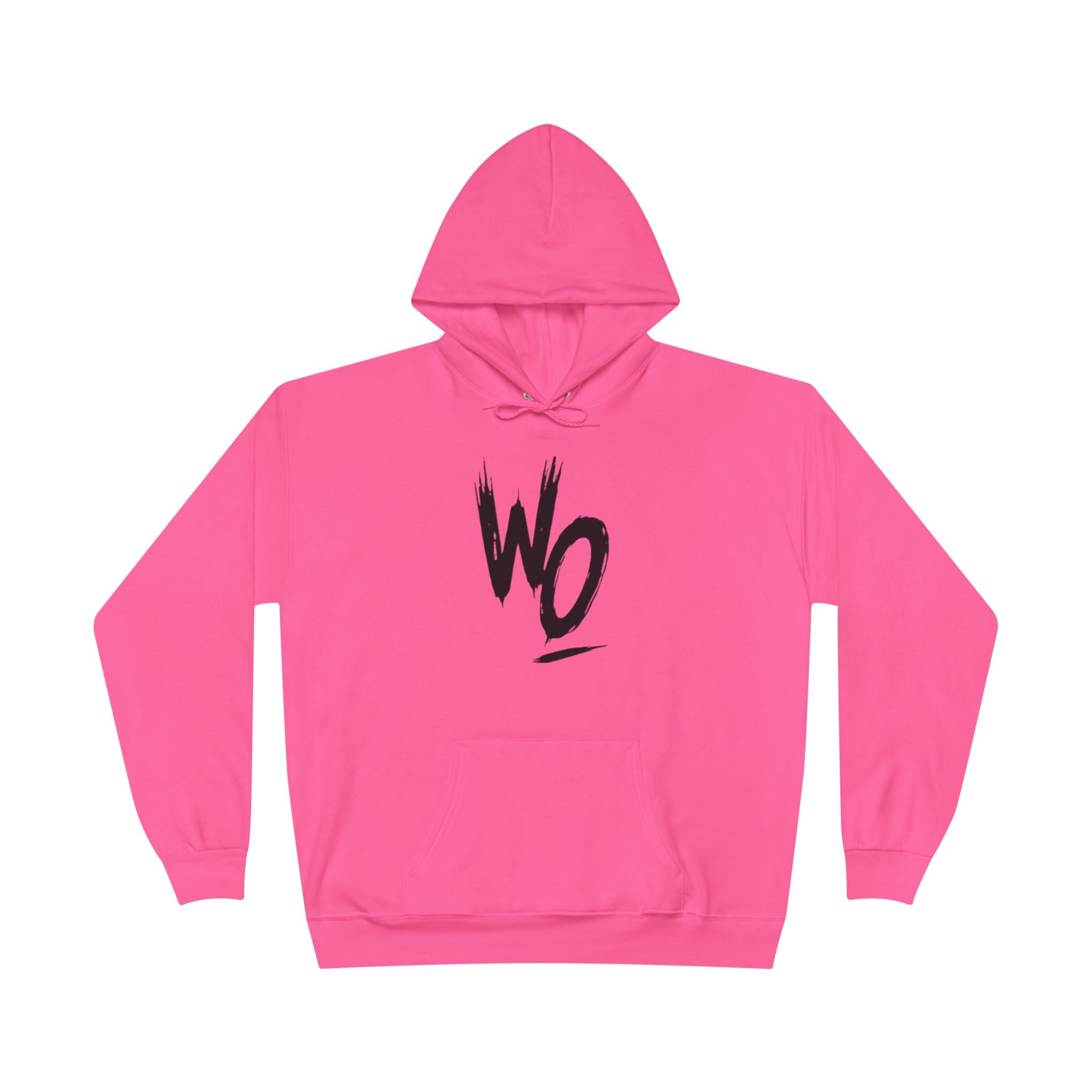 WO Brushstroke Hoodie — Minimal Graphic Pullover
