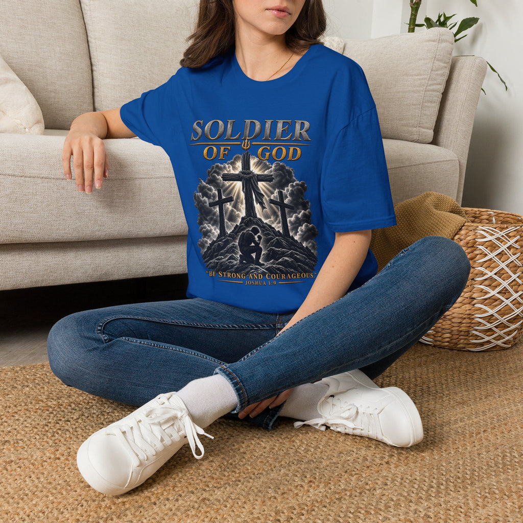 Soldier of God T-Shirt — Christian Cross Faith Tee