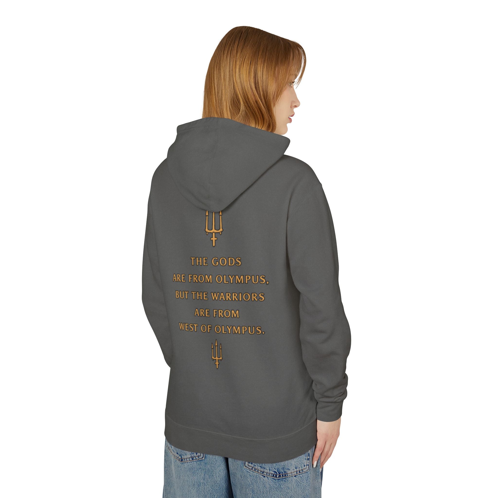 Hercules Hoodie — Mythic Crown & Trident Athletic Pullover