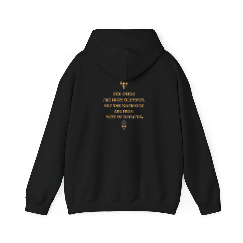 West of Olympus Hoodie — "Love and Violence" Mythic Graphic Sweatshirt