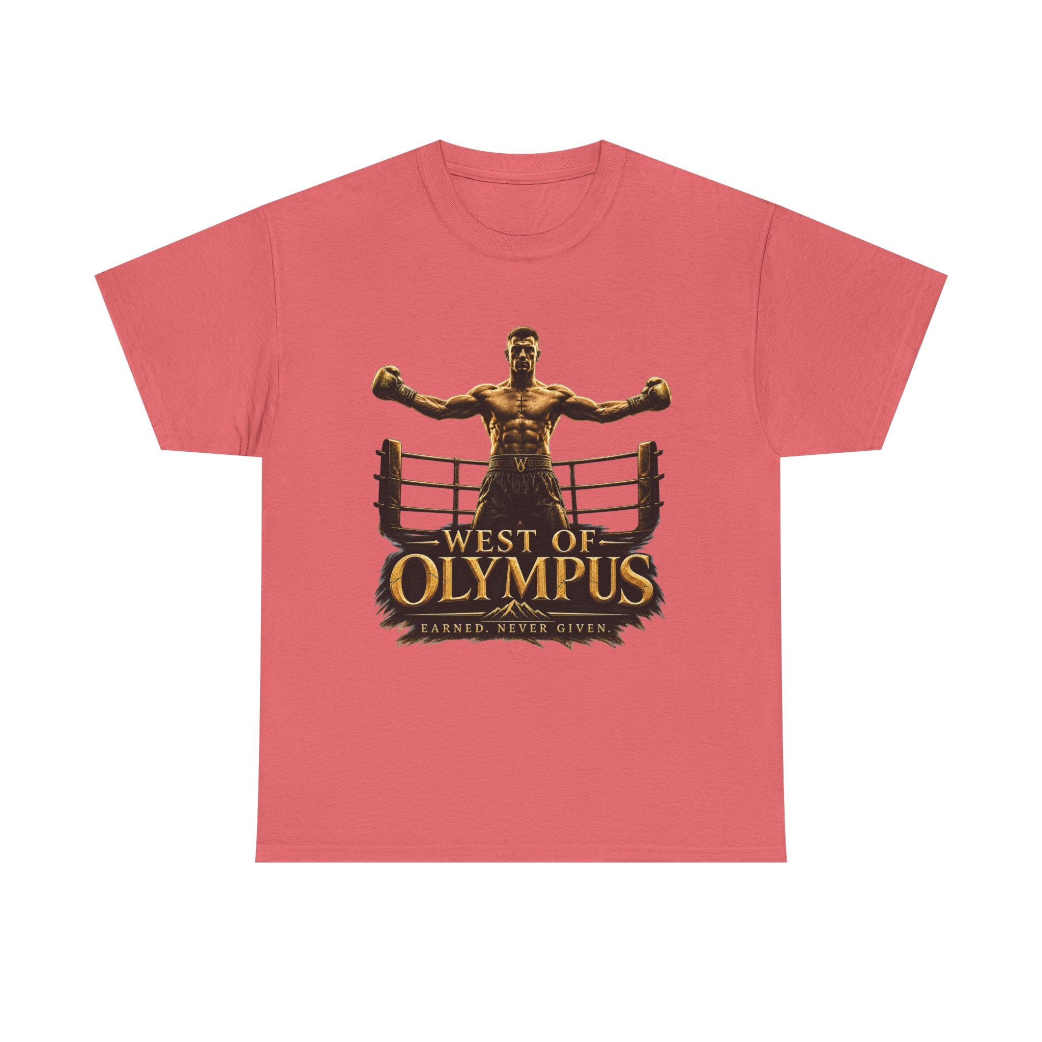 Boxer Champion T-Shirt – "West of Olympus" Gym Boxing Tee