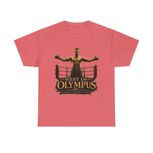 Boxer Champion T-Shirt – "West of Olympus" Gym Boxing Tee