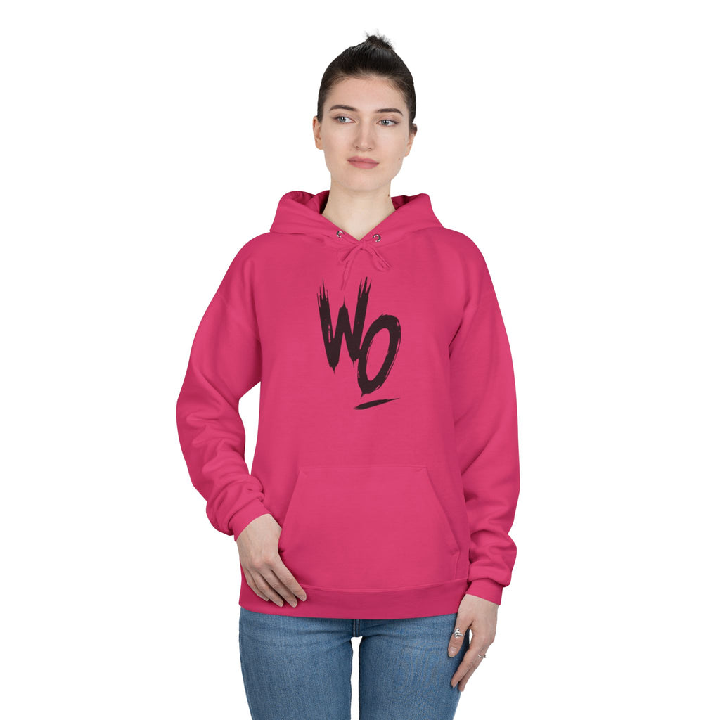 WO Brushstroke Hoodie — Minimal Graphic Pullover