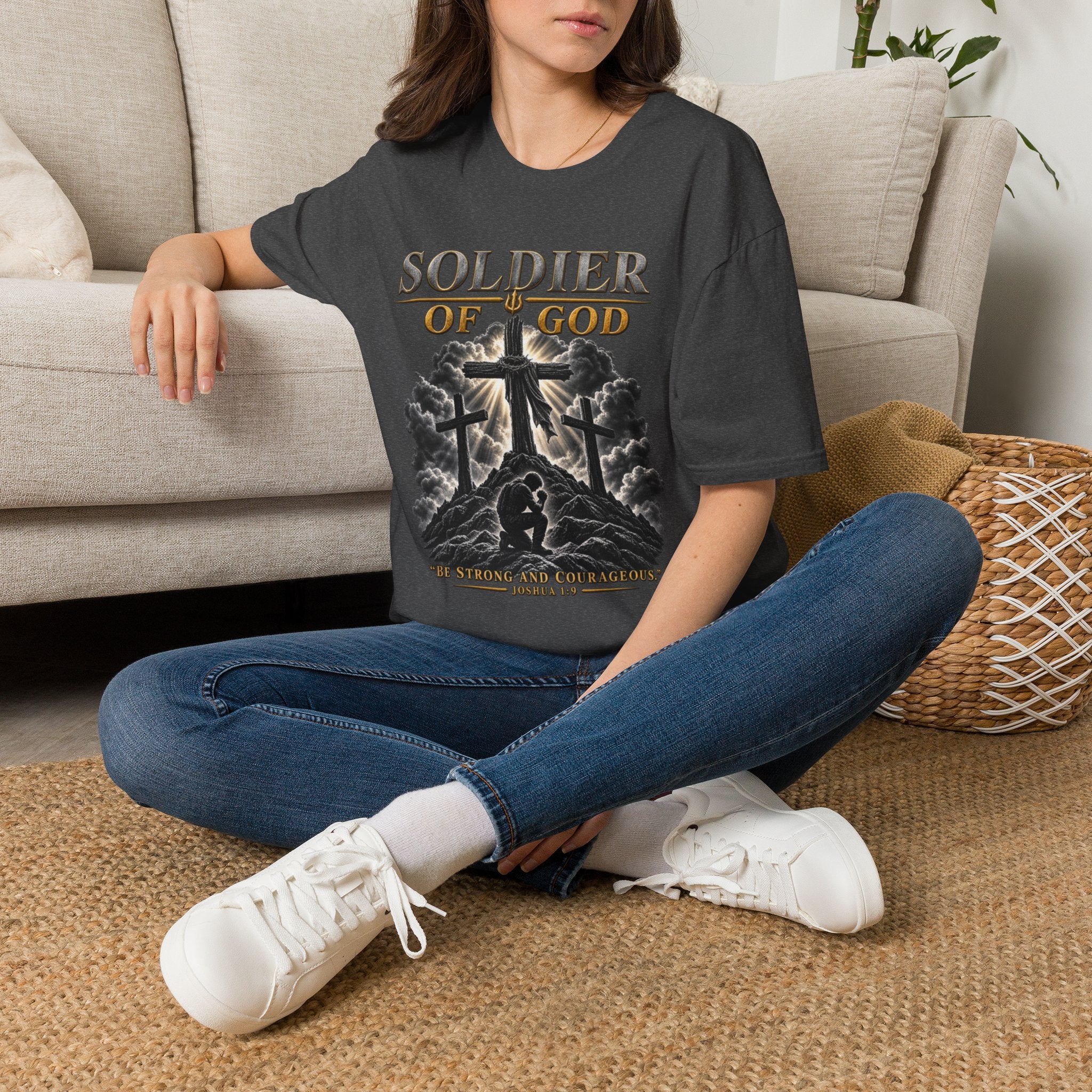 Soldier of God T-Shirt — Christian Cross Faith Tee