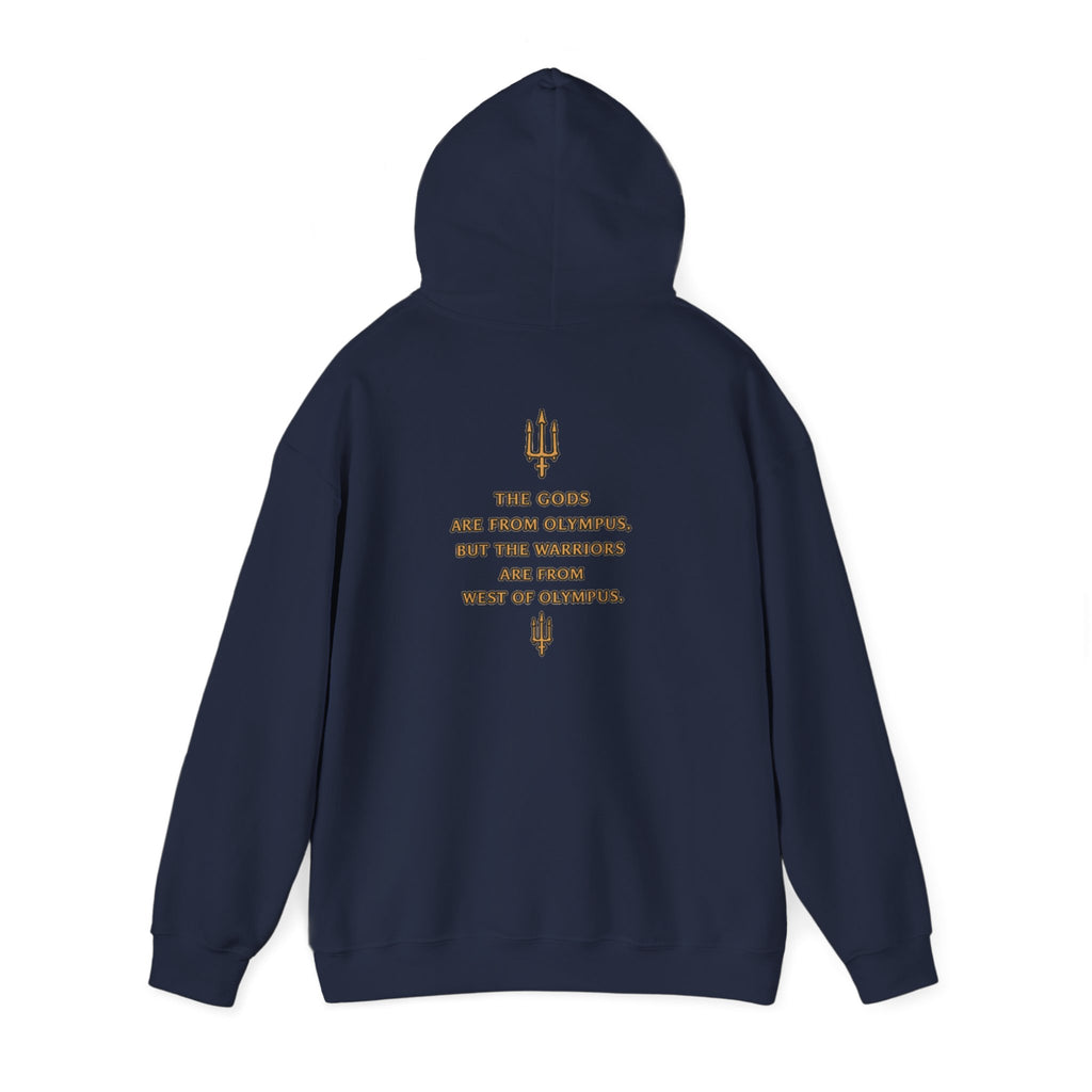 West of Olympus Hoodie — "Love and Violence" Mythic Graphic Sweatshirt