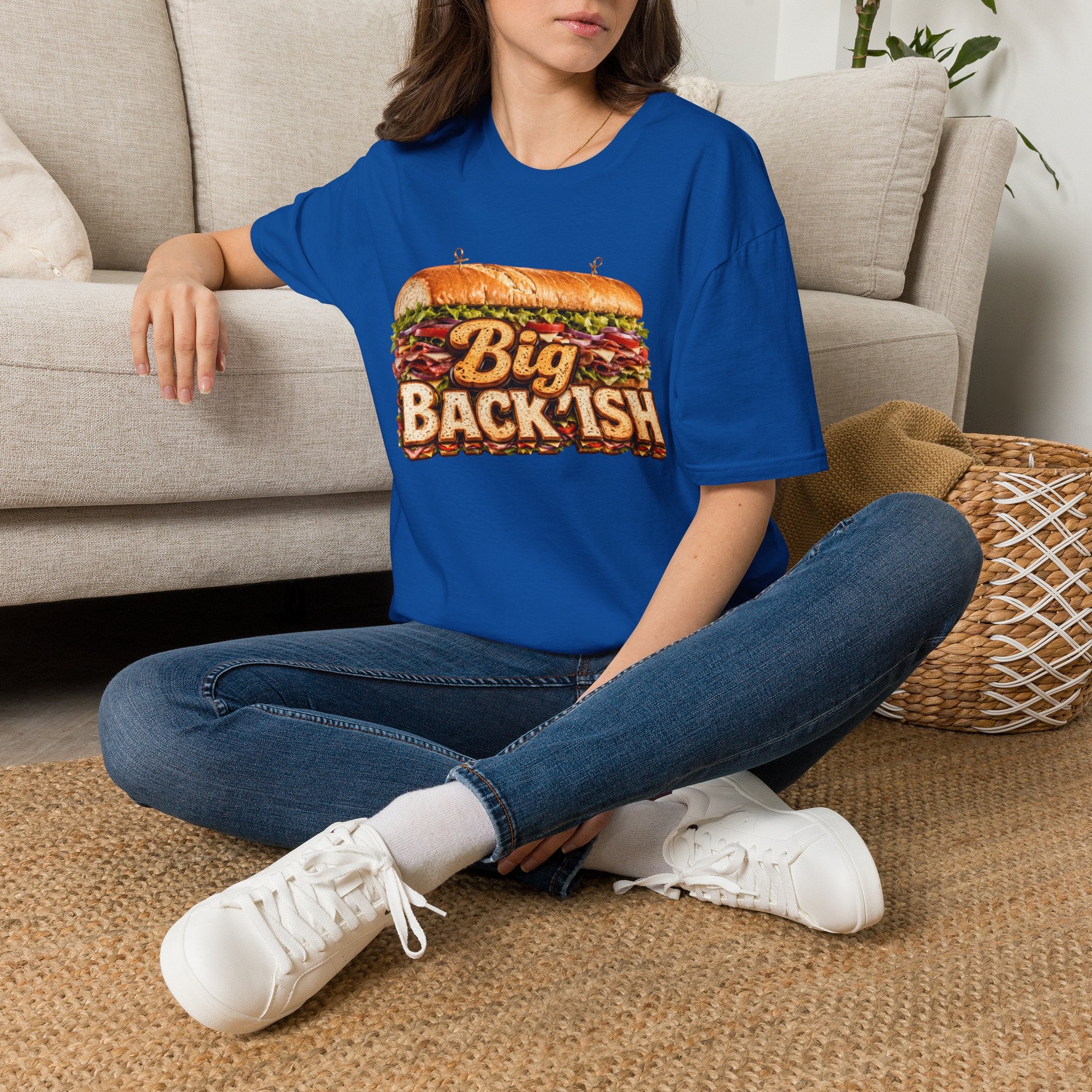 Big Back-ish Sandwich T-Shirt — Funny Food Graphic Tee