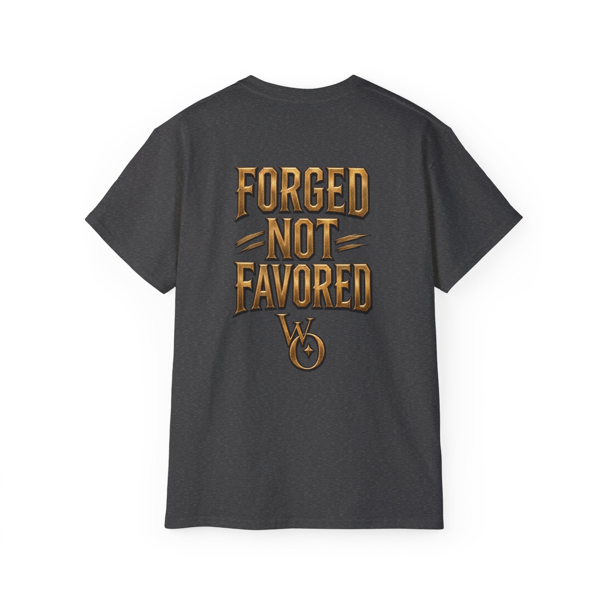 AA Discipline Over Destiny Tee — Forged Not Favored Spartan Helmet T-Shirt