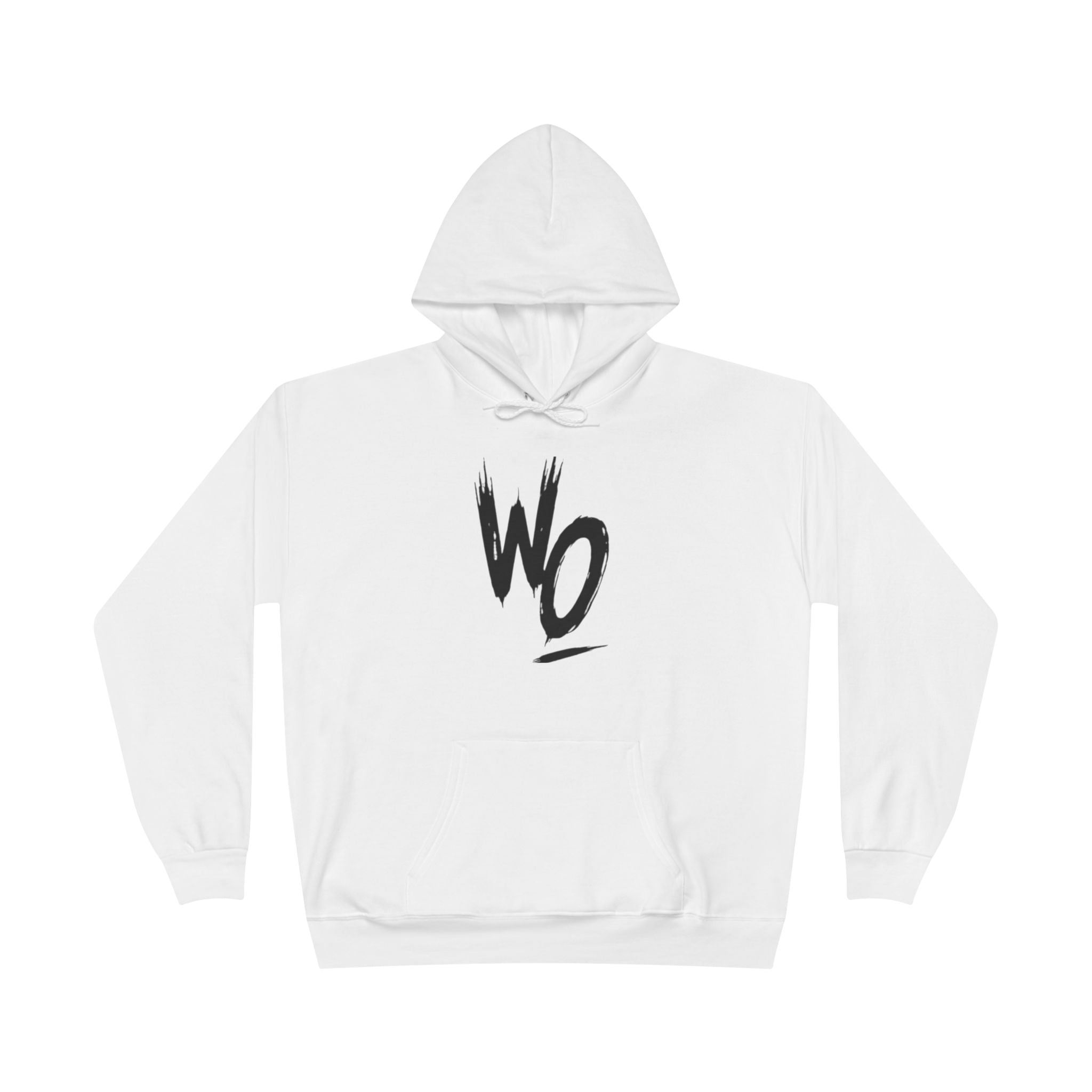 WO Brushstroke Hoodie — Minimal Graphic Pullover
