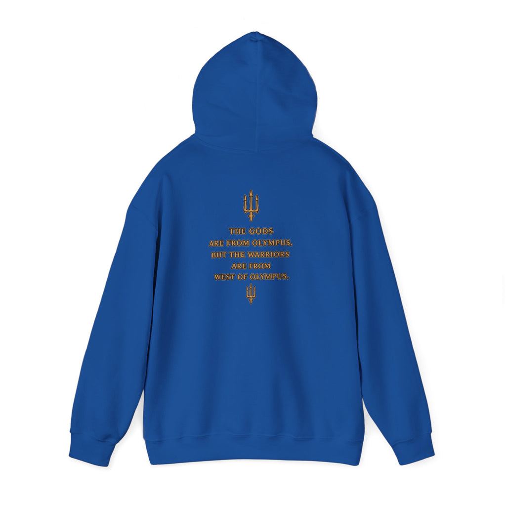 West of Olympus Hoodie — "Love and Violence" Mythic Graphic Sweatshirt