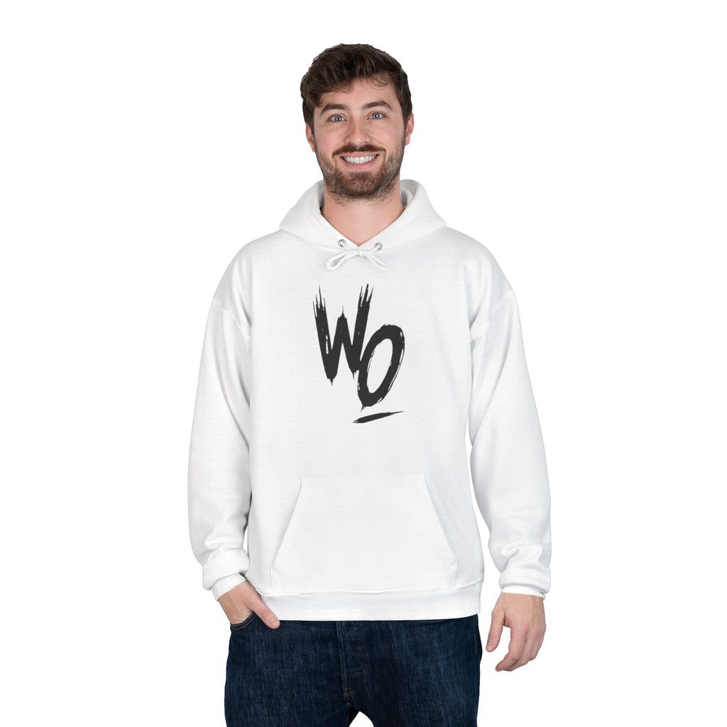 WO Brushstroke Hoodie — Minimal Graphic Pullover