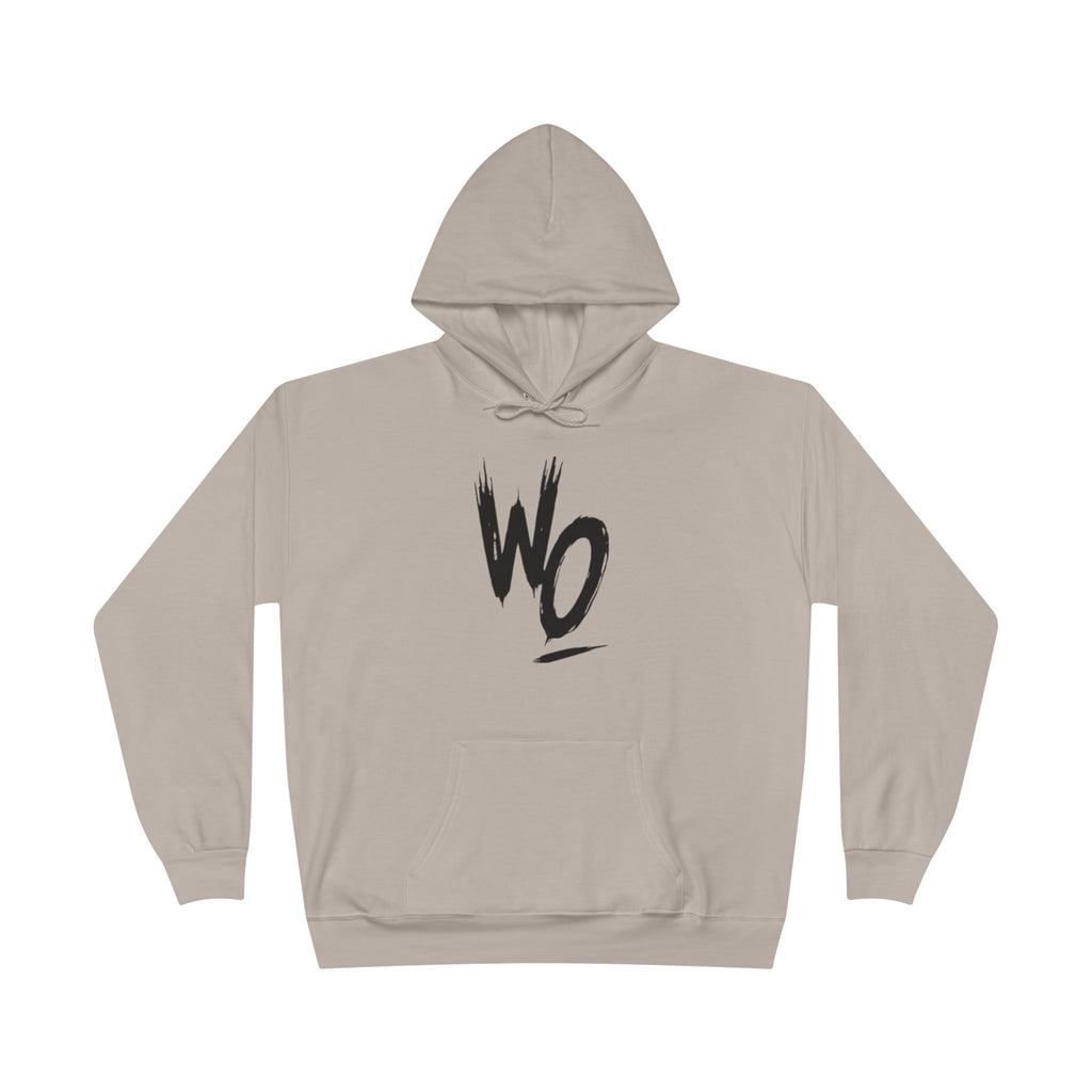 WO Brushstroke Hoodie — Minimal Graphic Pullover