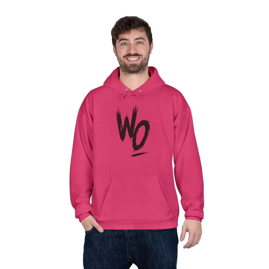 WO Brushstroke Hoodie — Minimal Graphic Pullover