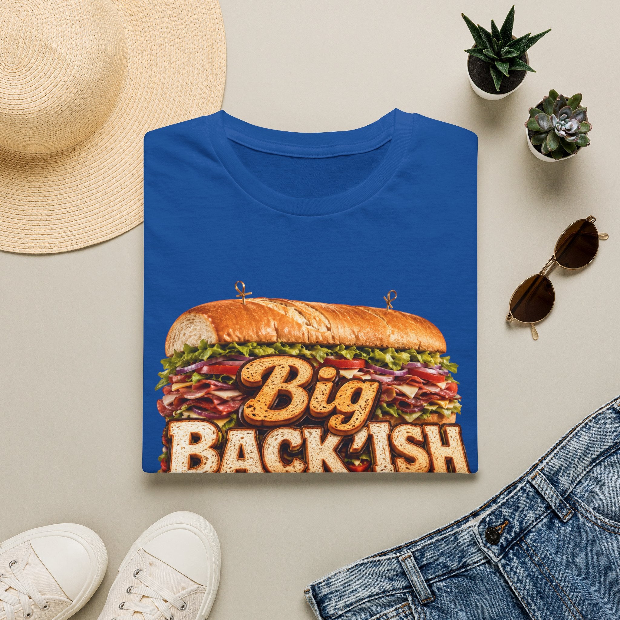 Big Back-ish Sandwich T-Shirt — Funny Food Graphic Tee