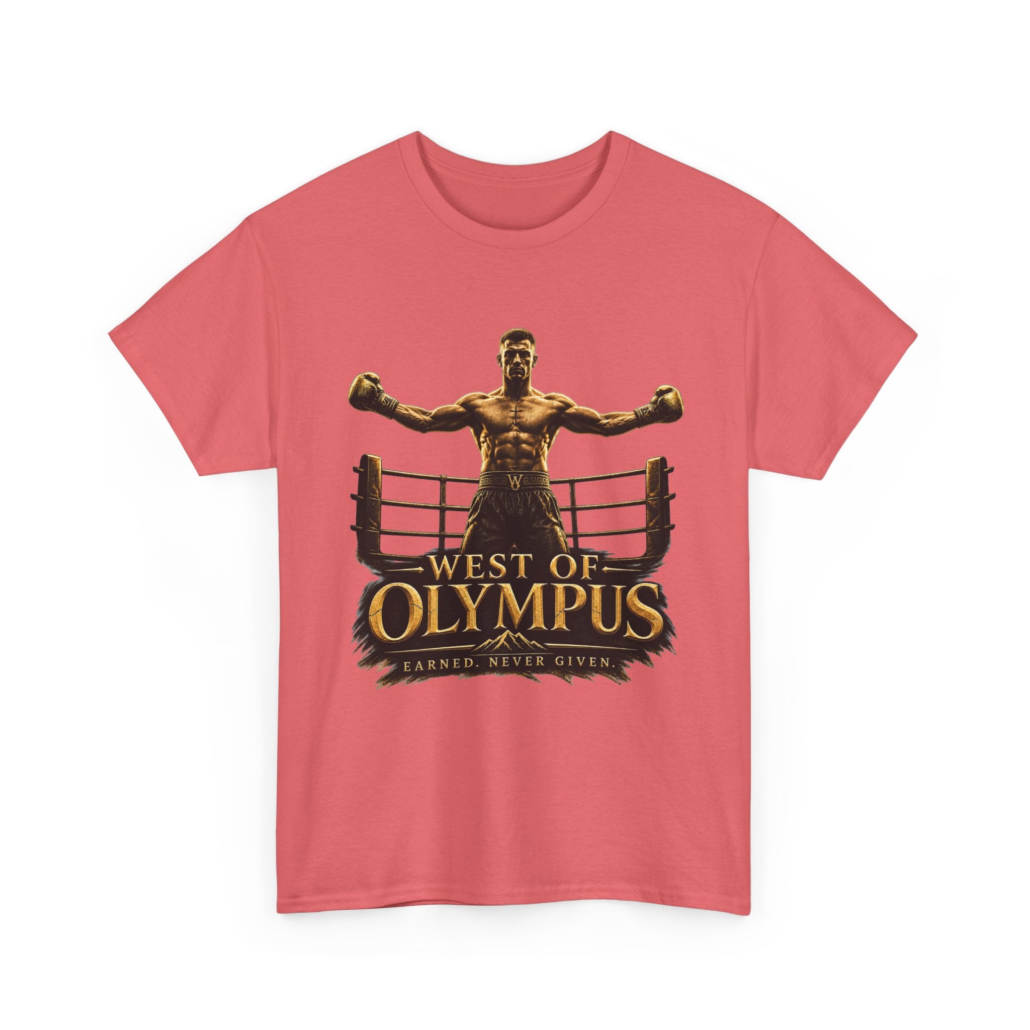 Boxer Champion T-Shirt – "West of Olympus" Gym Boxing Tee