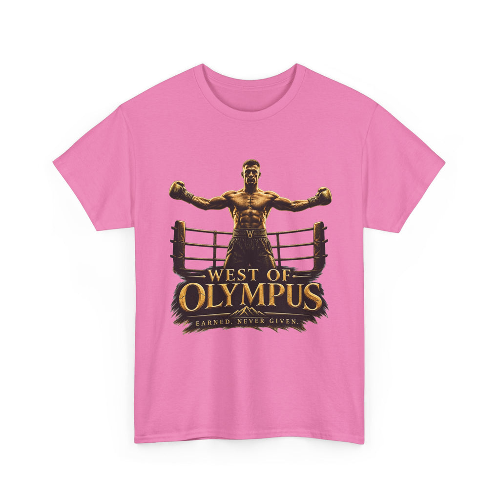Boxer Champion T-Shirt – "West of Olympus" Gym Boxing Tee