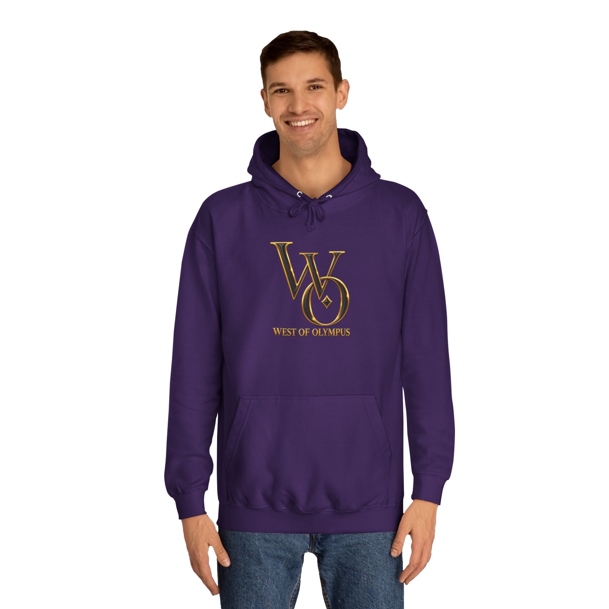 ABB West of Olympus Logo Hoodie — Classic College Pullover