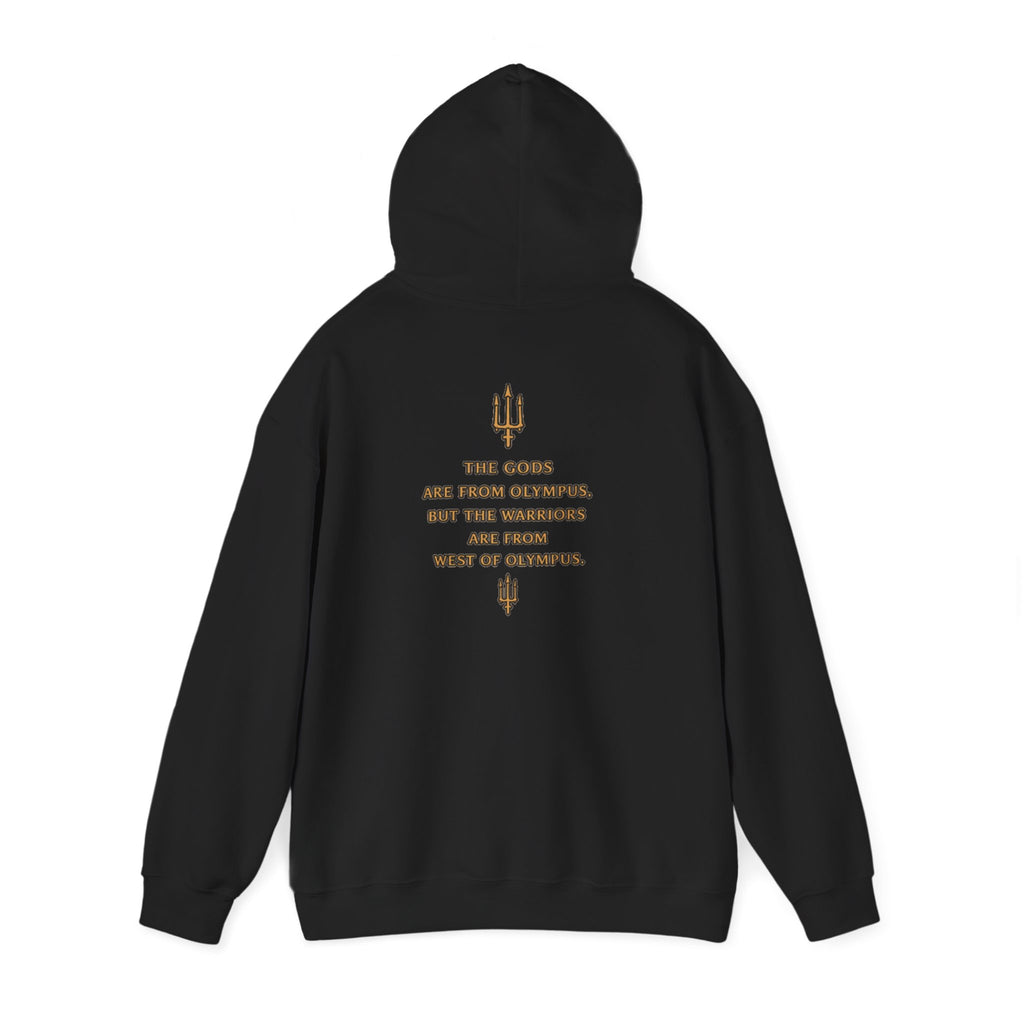 West of Olympus Hoodie — "Love and Violence" Mythic Graphic Sweatshirt