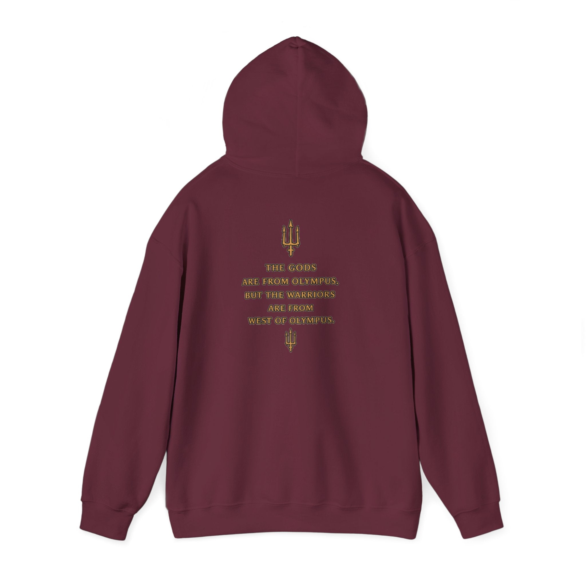 West of Olympus Hoodie — "Love and Violence" Mythic Graphic Sweatshirt