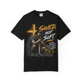 Christian Knight T-Shirt — "Saved Not Soft" Inspirational Faith Graphic Tee