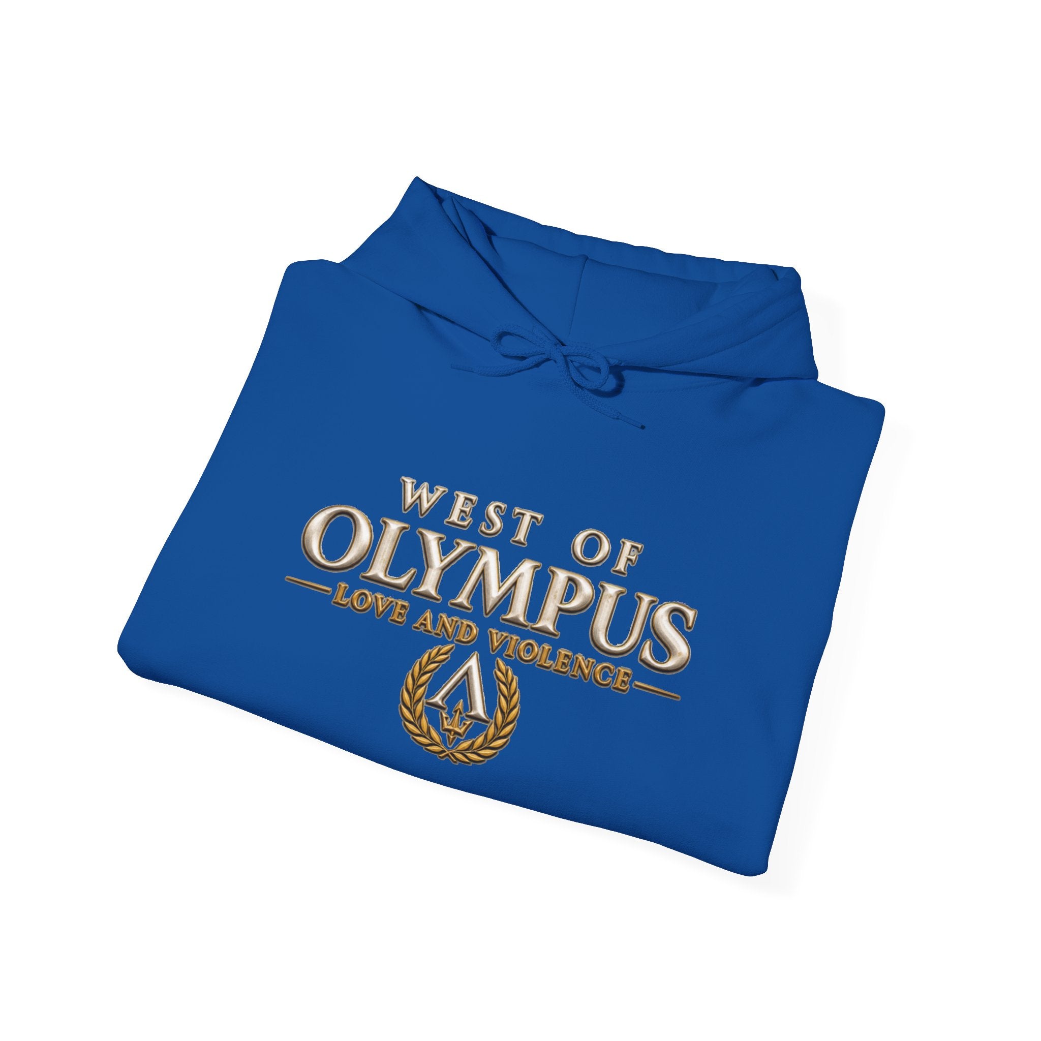 West of Olympus Hoodie — "Love and Violence" Mythic Graphic Sweatshirt