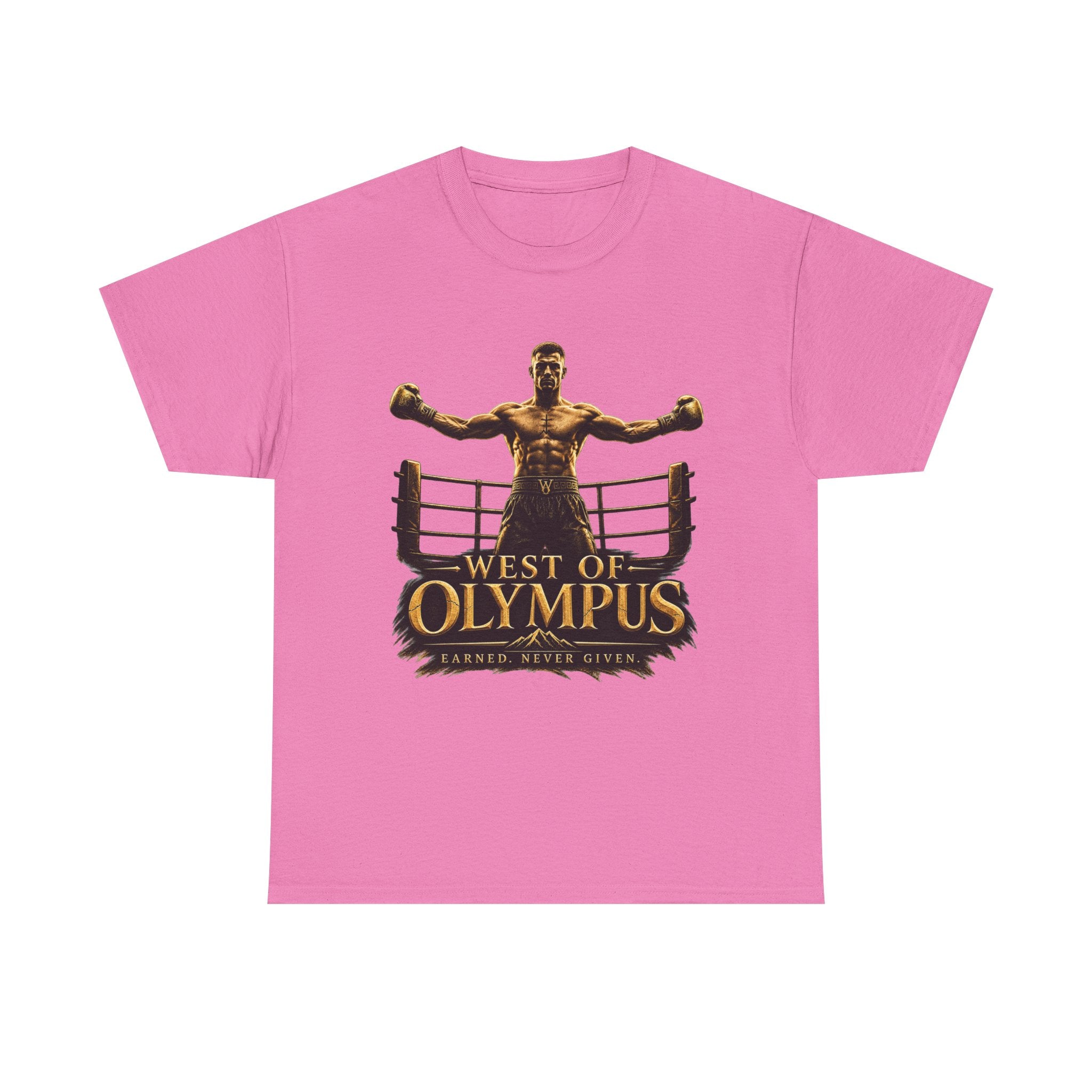 Boxer Champion T-Shirt – "West of Olympus" Gym Boxing Tee