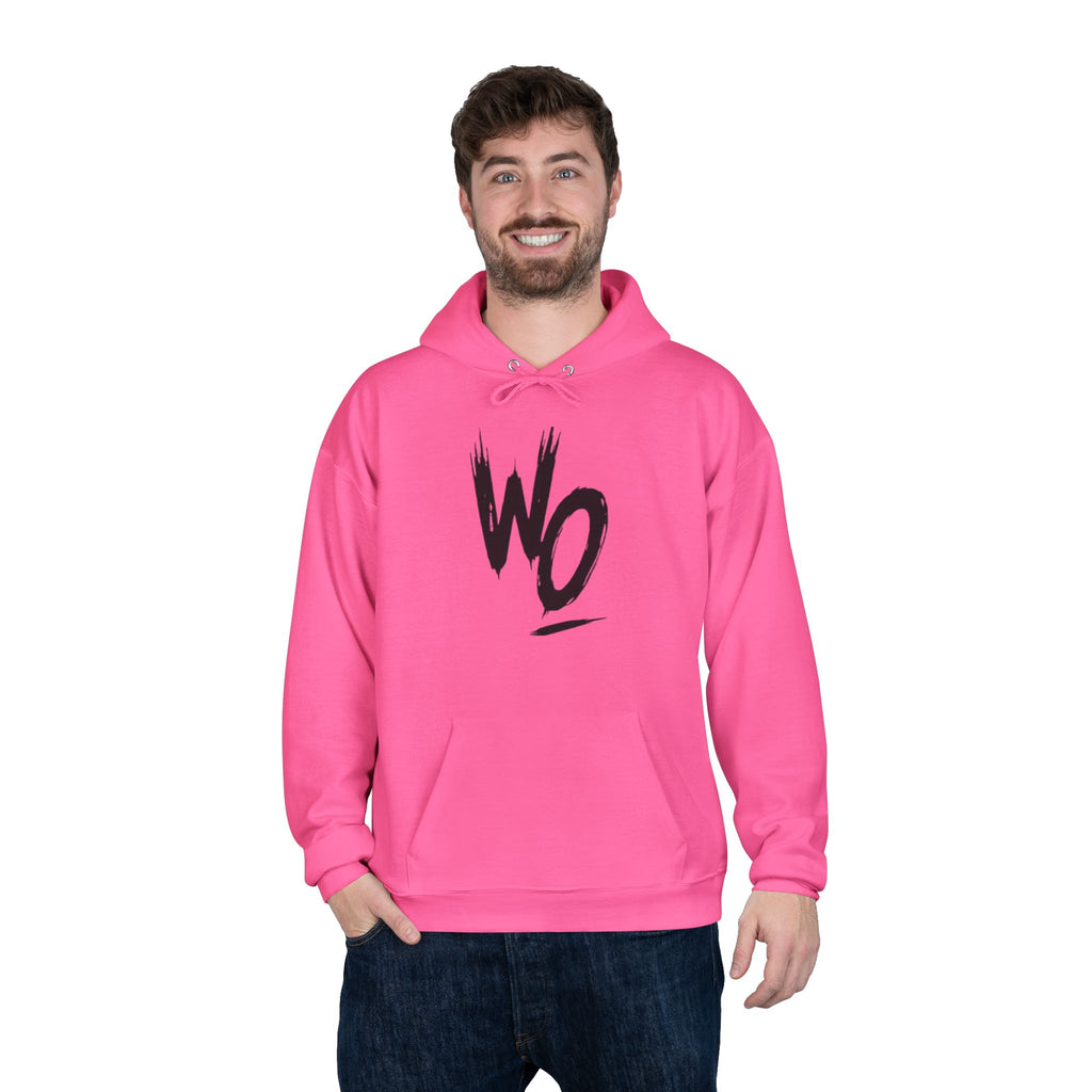 WO Brushstroke Hoodie — Minimal Graphic Pullover