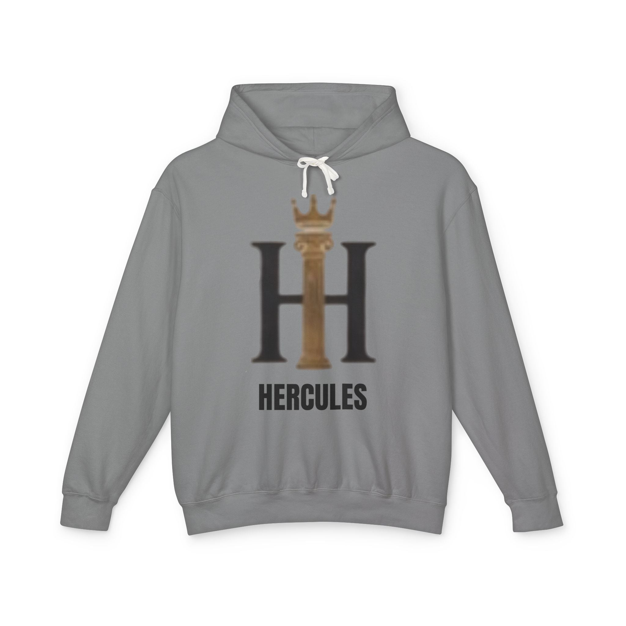 Hercules Crown Logo Hoodie — Lightweight Athletic Pullover