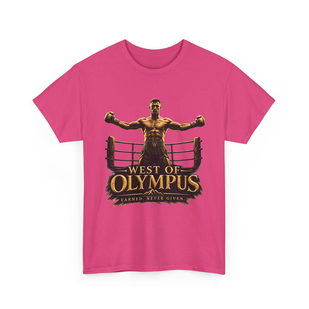Boxer Champion T-Shirt – "West of Olympus" Gym Boxing Tee