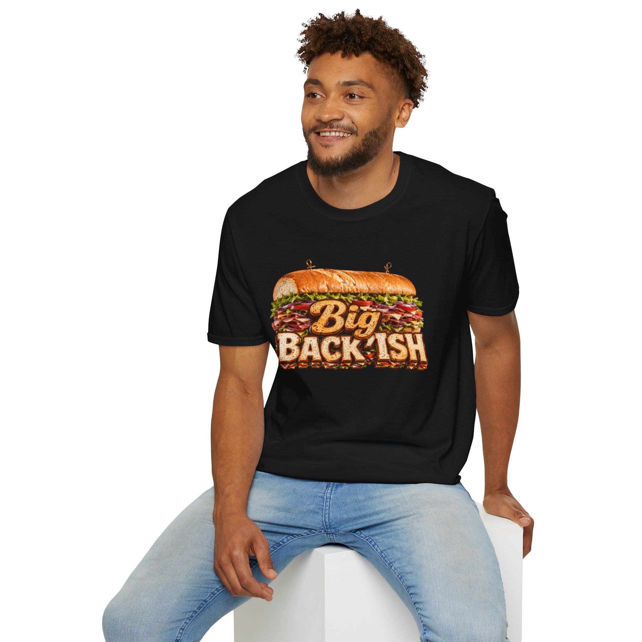 Big Back-ish Sandwich T-Shirt — Funny Food Graphic Tee