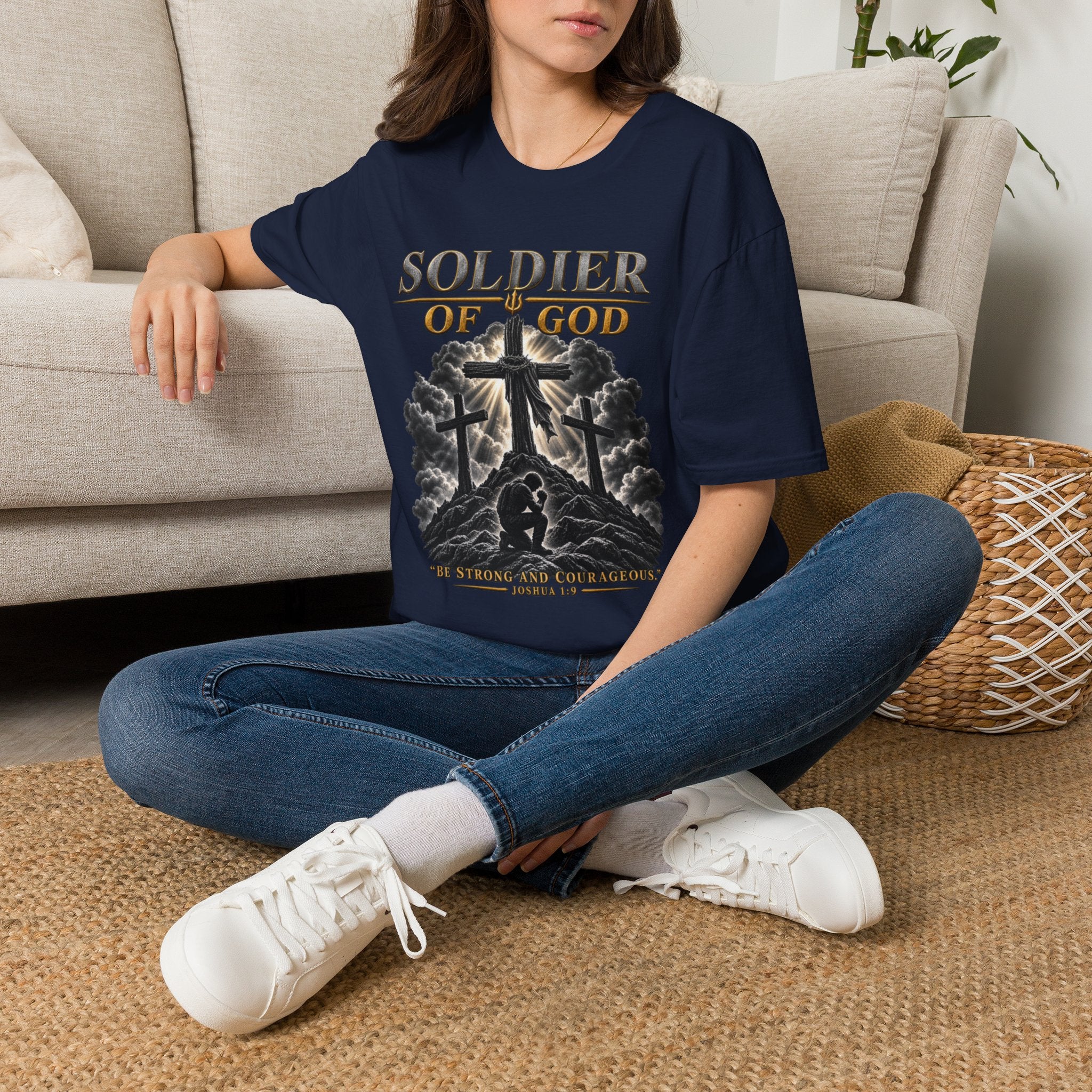 Soldier of God T-Shirt — Christian Cross Faith Tee