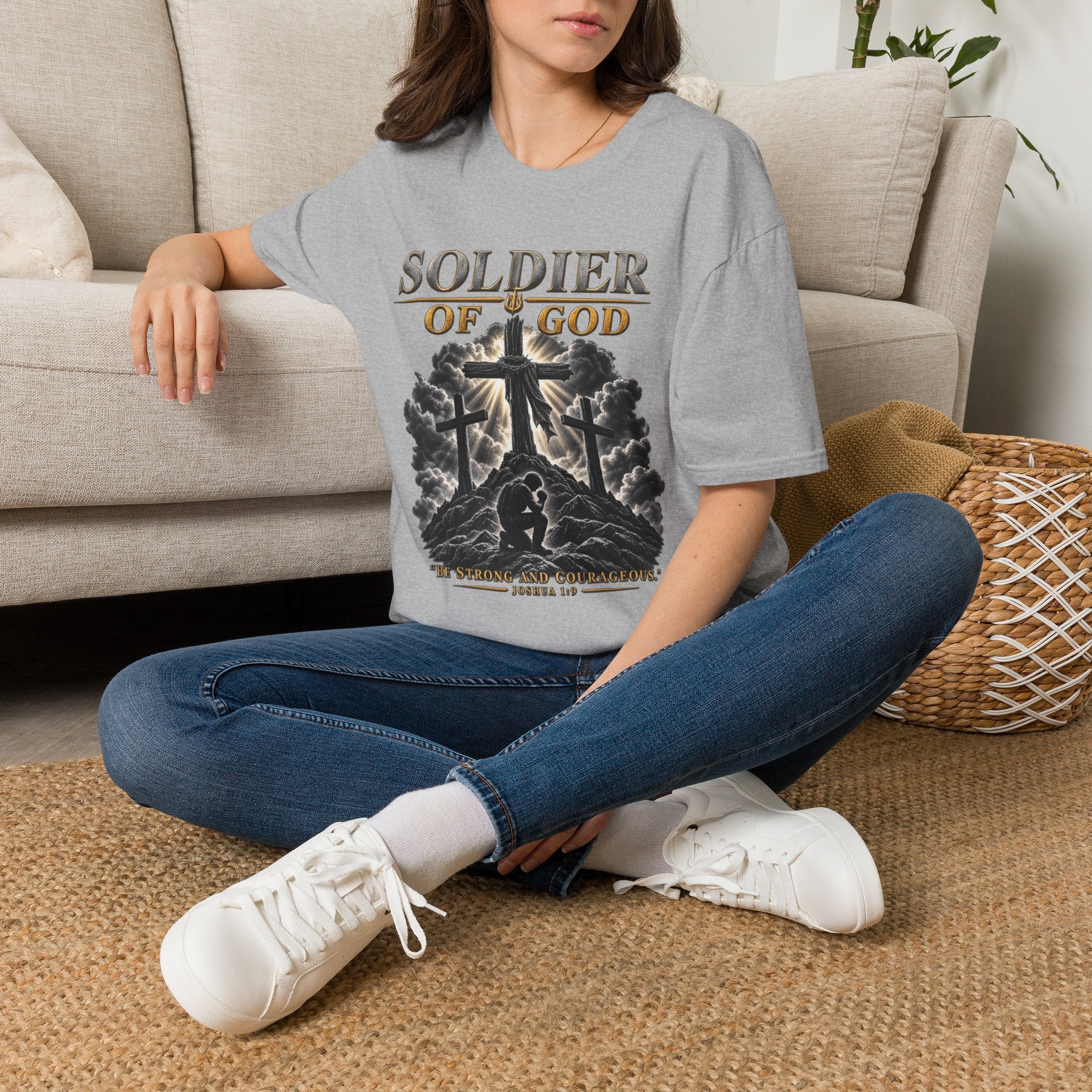 Soldier of God T-Shirt — Christian Cross Faith Tee