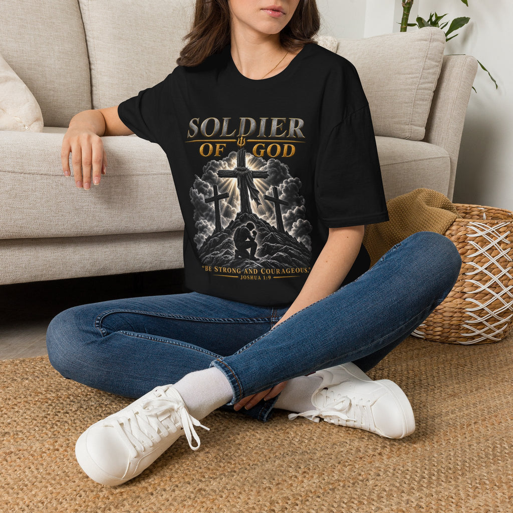 Soldier of God T-Shirt — Christian Cross Faith Tee