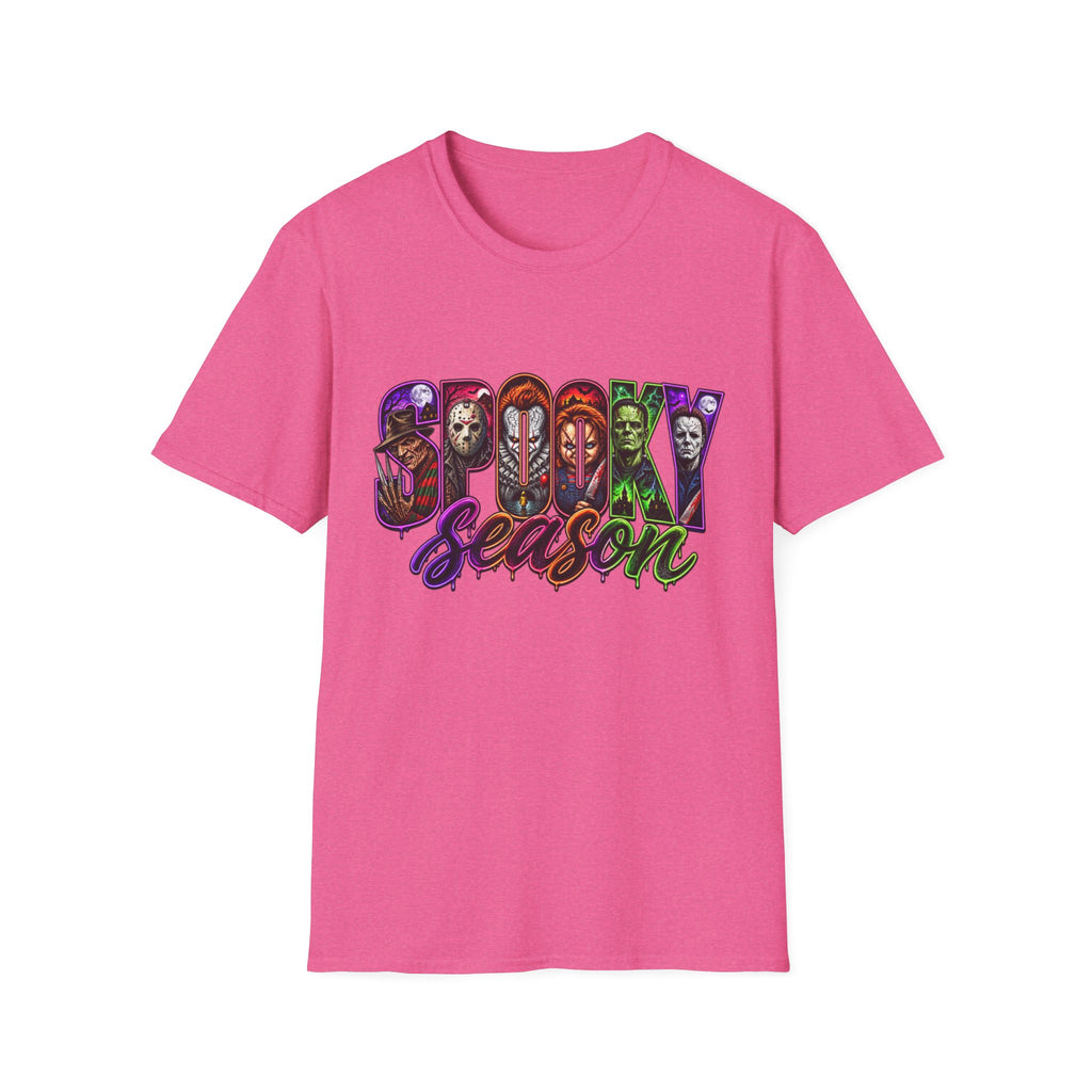 Spooky Season T-Shirt — Halloween Horror Movie Characters Graphic Tee