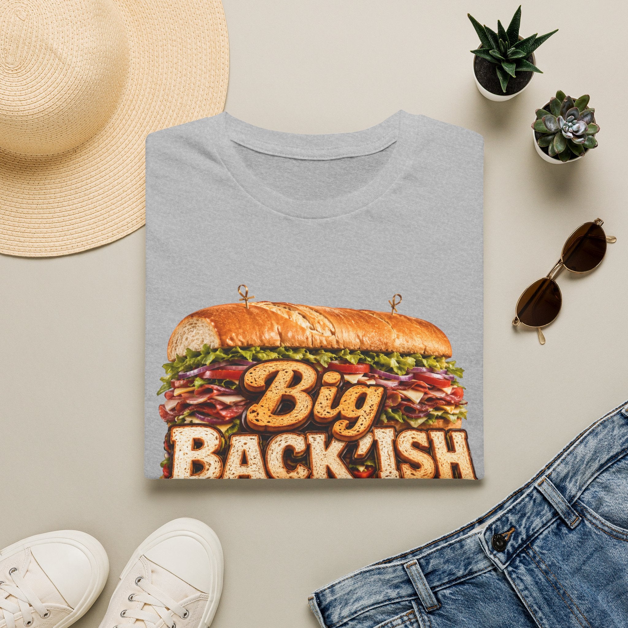 Big Back-ish Sandwich T-Shirt — Funny Food Graphic Tee
