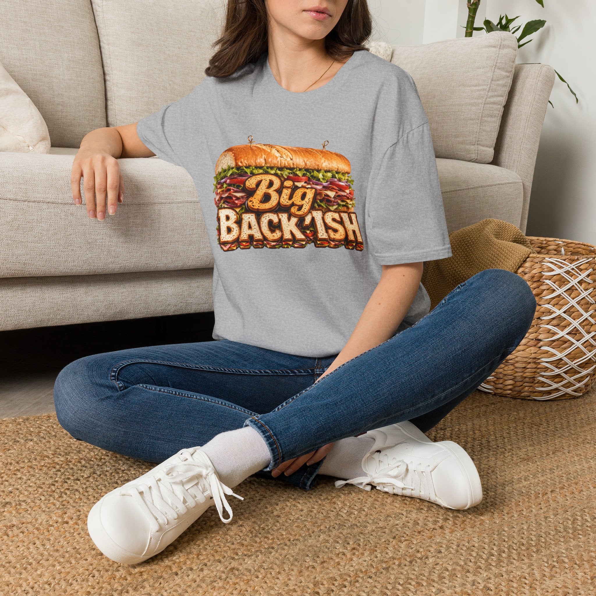 Big Back-ish Sandwich T-Shirt — Funny Food Graphic Tee