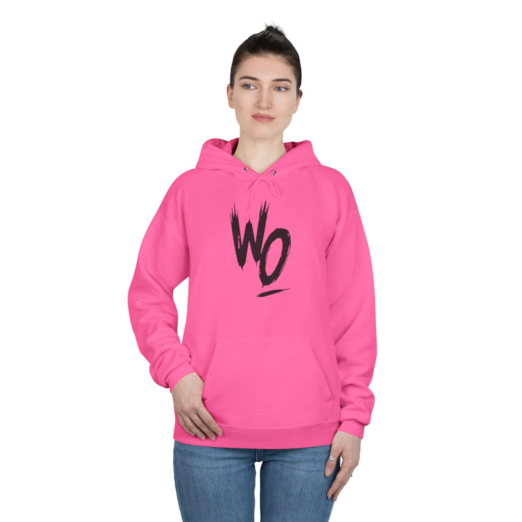 WO Brushstroke Hoodie — Minimal Graphic Pullover