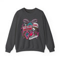 Sweatshirt — Blue Collar Brand Retro Heart & Sneaker Graphic Crewneck
