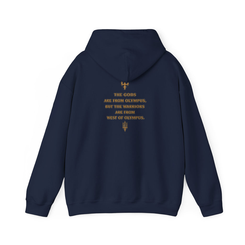 West of Olympus Hoodie — "Love and Violence" Mythic Graphic Sweatshirt