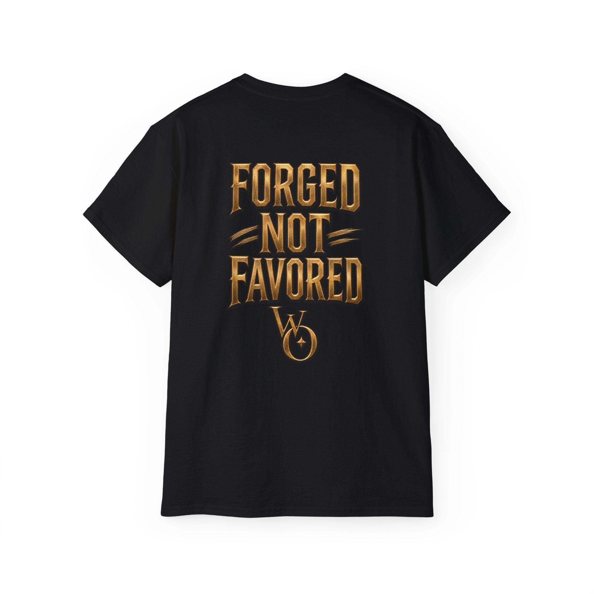 AA Discipline Over Destiny Tee — Forged Not Favored Spartan Helmet T-Shirt